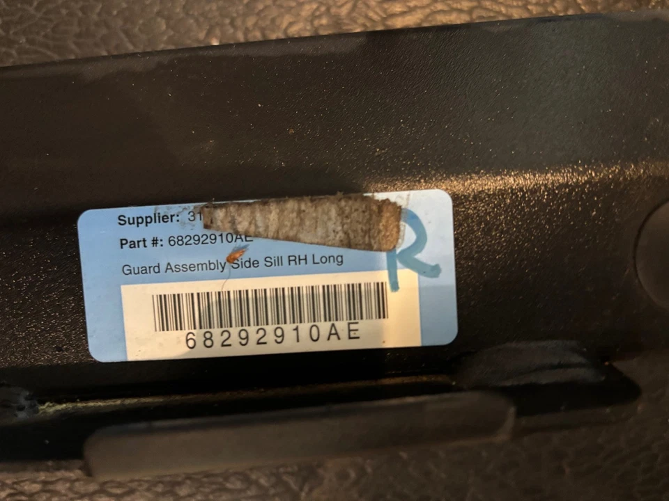 Jeep Wrangler JL 2018-2025 Rock Rails Rubicon Sahara Sport Factory OEM 4 puertas Foto 3 de 4