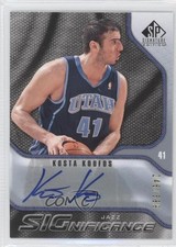 2009-10 SP Signature Edition SIGnificance 246/399 Kosta Koufos #S-KK Auto 1h3
