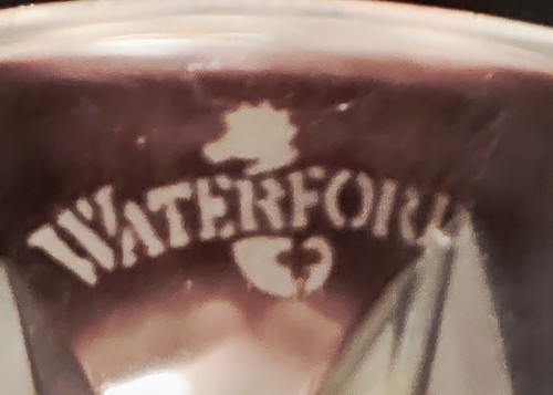 Waterford Kristall rubinrot `10" Champagnerflöte Frohe Weihnachten Happy Holiday - Bild 4 von 4