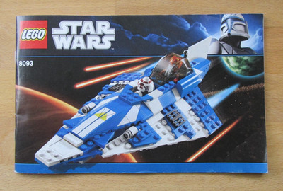 LEGO  Star Wars  8093 - Plo Koon's Starfighter inkl. Bauanleitung