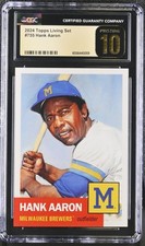 2024 Topps Living Set Hank Aaron #755 CGC 10 Pristine Black Label