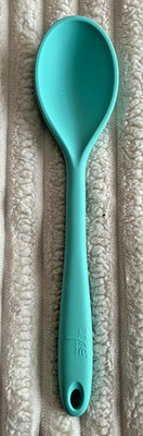 CORE KITCHEN 11'' SILICONE SPOON-TEAL-EUC!