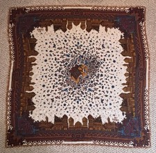 Vintage NWOT rare Fendi Oversized Wool Scarf , Arabian Palace And Garden Design