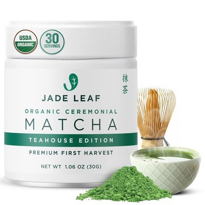 Jade Leaf Matcha Organic Ceremonial Grade 1.06 oz (Pack of 1), Powder