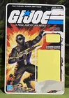 Vintage 1982 G.I. Joe SNAKE EYES v1 Full UNCUT Peach File Card Back ARAH RARE 11