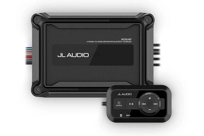 JL Audio AP200/4BT kompakter 4-Kanal Marine Bluetooth Verstärker mit Controller