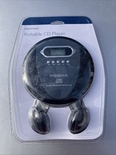 Insignia Portable CD Player NS-P4112 60s Anti Shock Protection Headphones SEALED