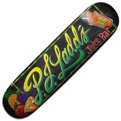 Plan B Skateboards PJ Ladd Store Front Skateboard Deck 7.75'' Juice Bar