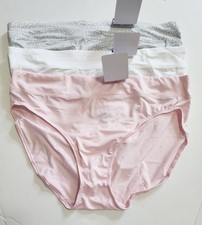 3 Warner's No Pinching No Problems Hi Cut Brief Multi 5138J Sz 8/XL - NWT