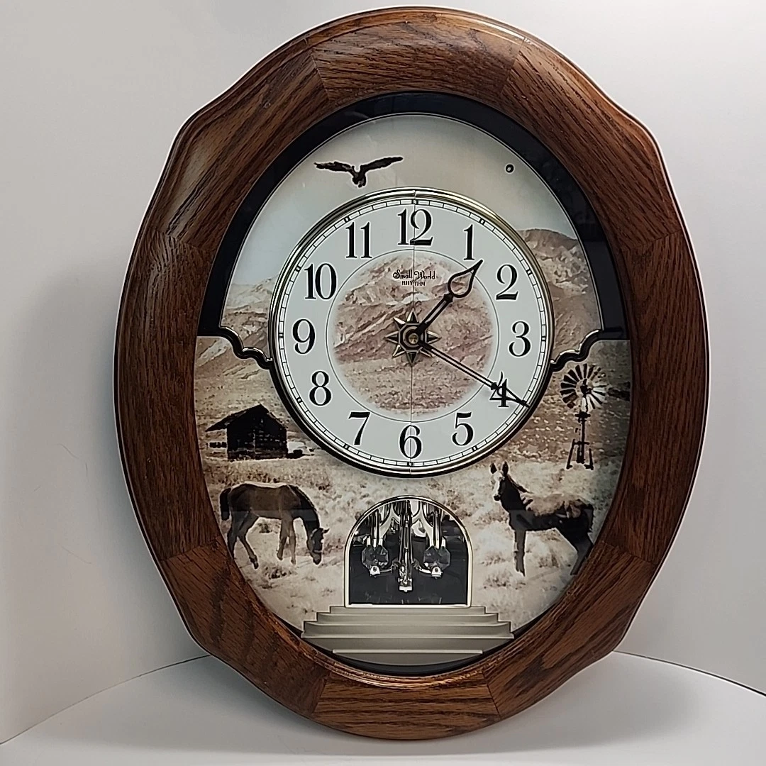 Small WORLD Clock Indiana Collectible Wall Clocks (1970-Now) for