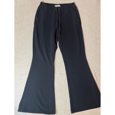 Abercrombie  Fitch Soft A F Collection Black Flare Sweatpants Medium