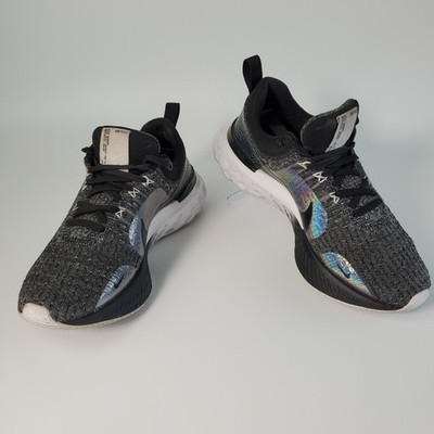 Nike Shoes React Infinity Run Flyknit 3 Premium Black Zebra Iridescent Size 8