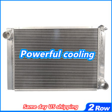 24 X 16 Aluminum Universal Radiator Ultra Light Drag Race Low Profile 209637