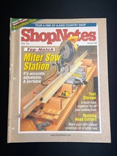 Wood Working Tips Magazine-Top-Notch Miter Saw Station