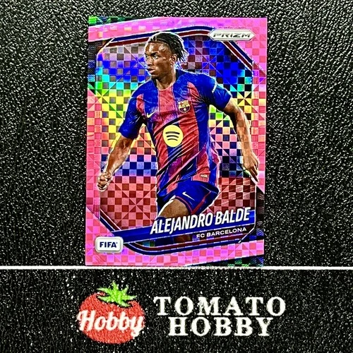 ALEJANDRO BALDE /75 PINK POWER REFRACTOR PANINI PRIZM FIFA 2025-26 BARCELONA