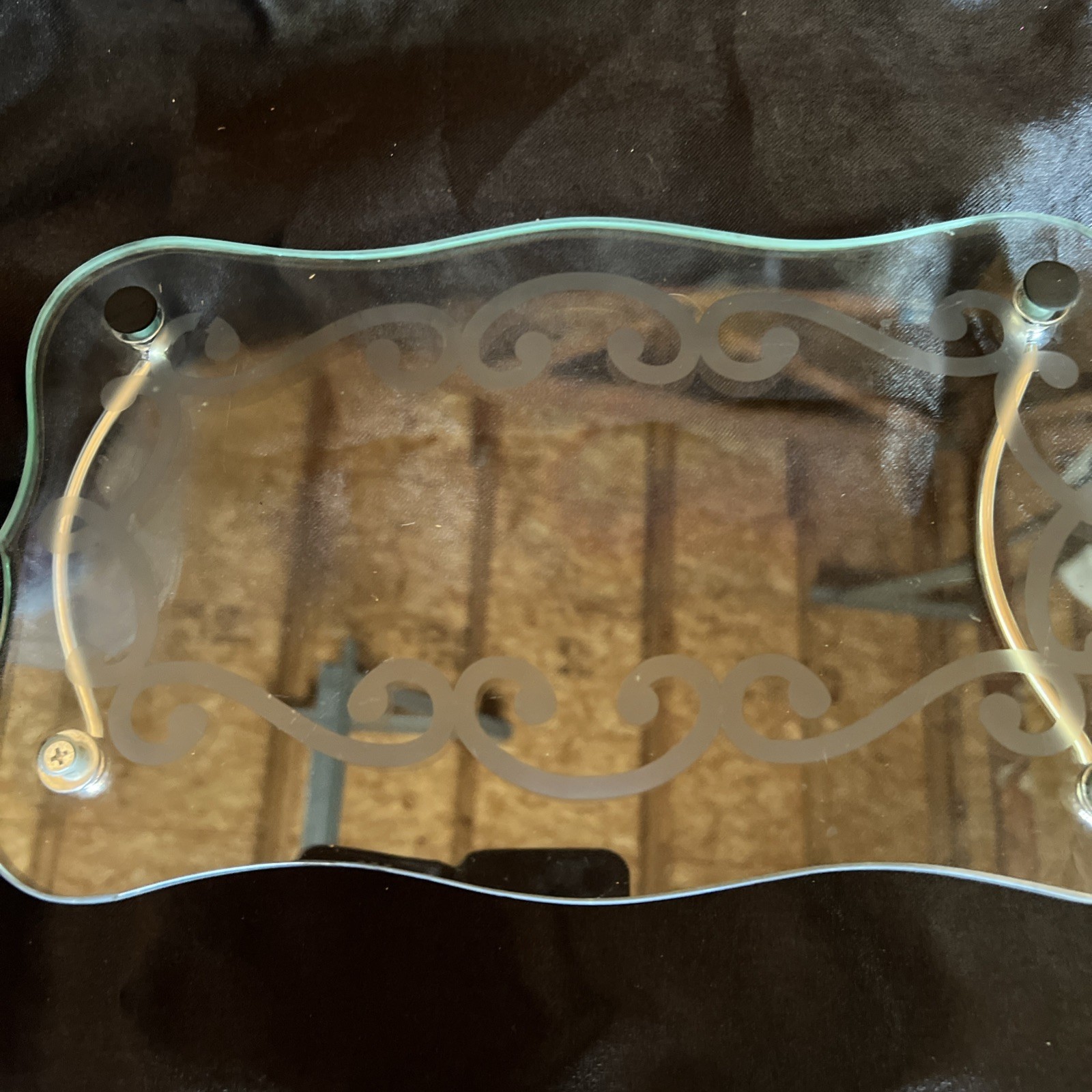 Vintage Glass Vanity Tray