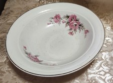VINTAGE EDWIN M. KNOWLES SERVING BOWL * 10" ACROSS * MADE IN USA * 42-10