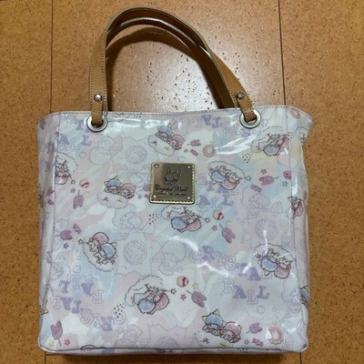 Crystal Ball x Kiki & Lala Tote Bag, Vinyl, Pink, 2013 LE Collab, Japan,