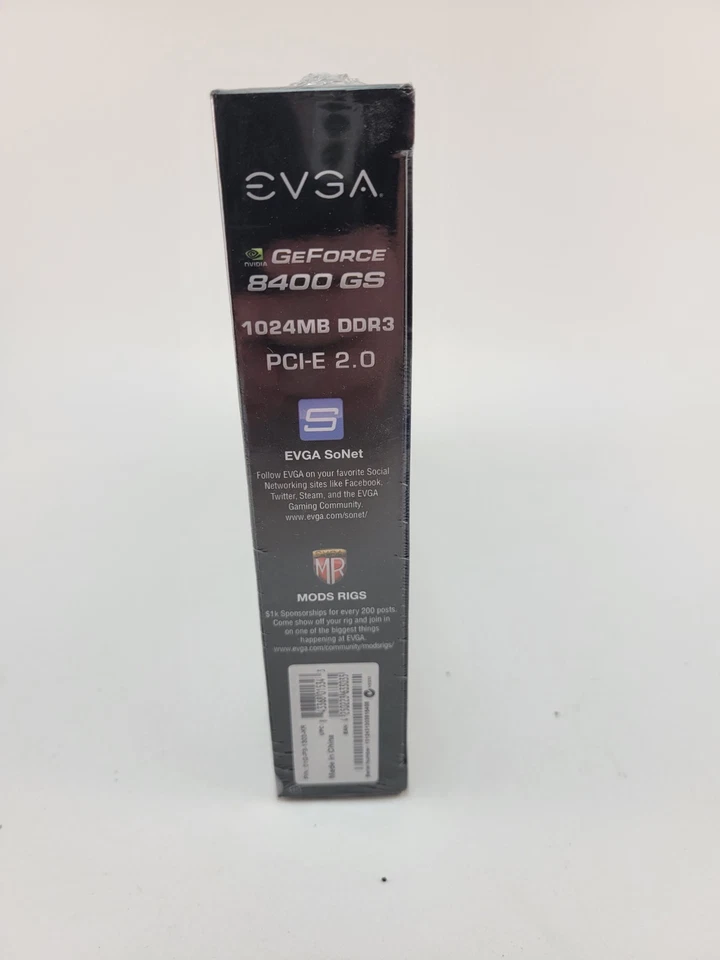 EVGA Nvidia GeForce 8400GS, 1024MB DDR3, PCI-E 2.0 Graphics Card-NEW SEALED BOX - Image 4 of 4