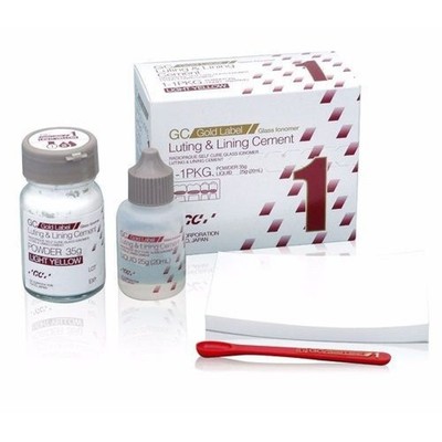 GC Gold Label Fuji 1 Radiopaque Luting & Lining Glass Ionomer Cement (Free Ship)
