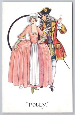 Bettleroper Polly Peachum Figur Postkarte C.W. Faulkner Serie 1816