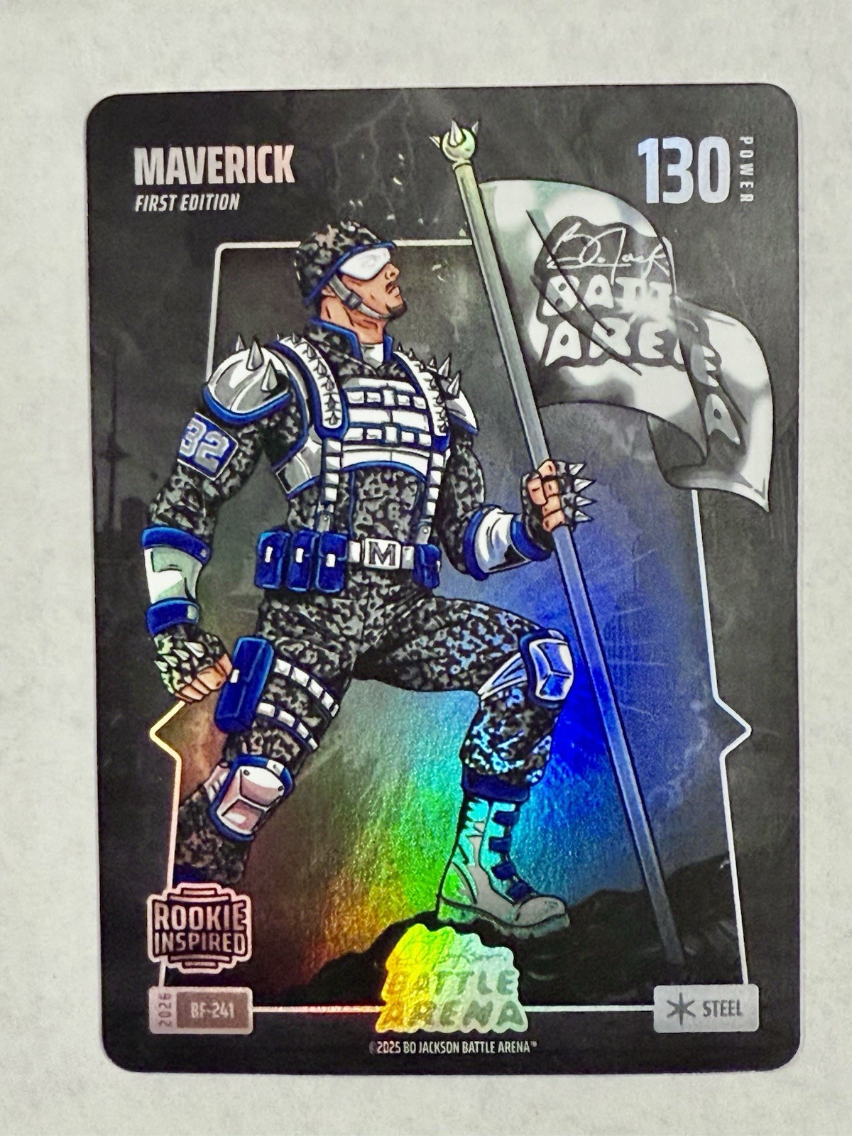 2026 Bo Jackson Battle Arena MAVERICK COOPER FLAGG RC Steel Battlefoil 1st Ed