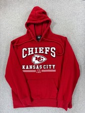 Kansas City Chiefs '47 Sideline Football Hoodie Sweatshirt Men's Large Red