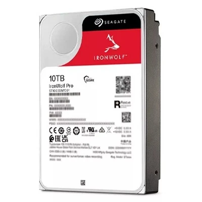 NEW Seagate IronWolf Pro ST10000NT001 HDD 7200RPM 3.5"256MB 10TB Hard Drive - Image 1 of 4