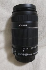 MINT CANON EF-S 55-250mm f/4-5.6 IS Telephoto Zoom Lens
