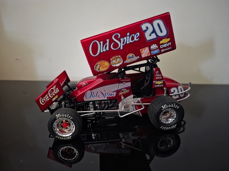 Tony Stewart #20 Old Spice 1/18 R&R Diecast Sprint Car Extremely Rare