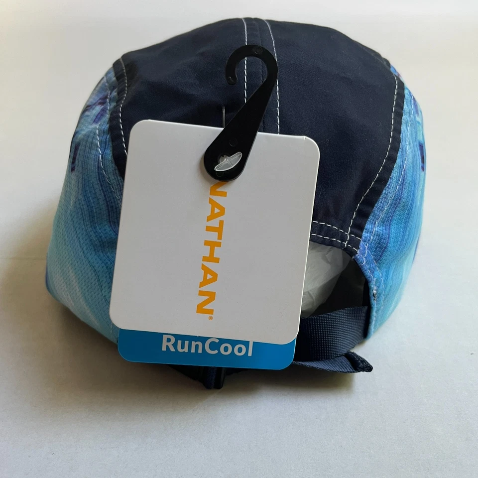 Gorra Nathan RunCool Ice Bolsillos para Hielo Talla Única Ajustable Azul Nueva con Etiquetas Foto 3 de 4