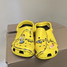 Crocs Posty Co Barbed Wire Yellow Clog Shoes ...