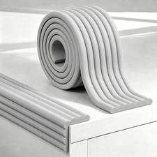 3.14in x 16.4ft Baby Proofing Corner  Edge Protector,Soft Foam Heavy-Duty Bu...