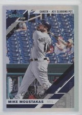2019 Panini Donruss Career Stat Line 299/431 Mike Moustakas #186 z5b