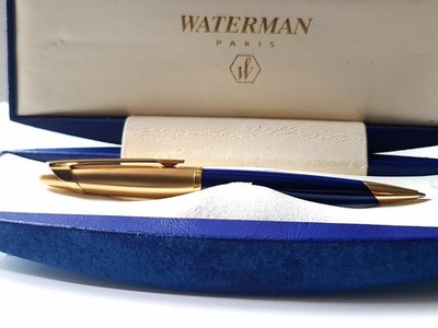 Waterman Edson Ballpoint Pen – Sapphire Blue | eBay