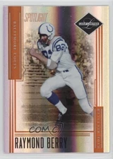 2006 Leaf Limited Bronze Spotlight 36/50 Raymond Berry #146 HOF 0o5