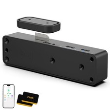 Bestkid Cabinet Lock NFC RFID Card Slim Hidden Drawer Lock for Child Safety L...