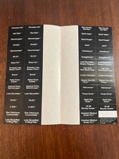 Star Wars Vintage Darth Vader Collector's Case Sticker Sheet Kenner labels