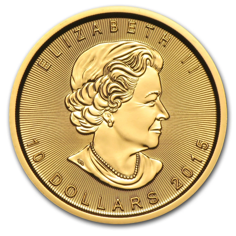 2015 Canada 1/4 oz Gold Maple Leaf BU - Image 2 of 3
