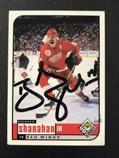 1998-99 UD Choice #76 Brendan Shanahan Detroit Red Wings SIGNED AUTO