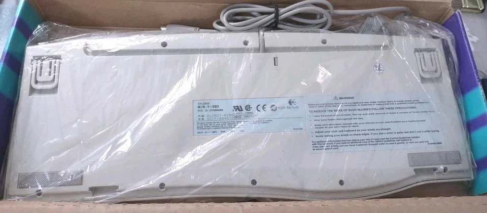 VINTAGE LOGITECH WINDOWS PS/2 CABLE KEYBOARD Y-SB3 IN OEM BOX RM0-KBRK - Image 4 of 4