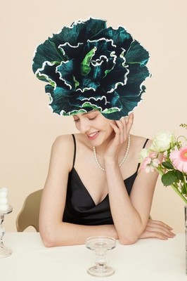 Women\'s Flower Fascinator Hat Tea Party Hat Flower Cocktail Amazon.com: LDFWAY Large Flower Fascinators for Girls Women  main image 3
