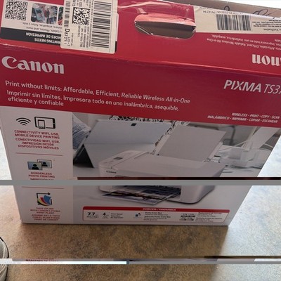 Canon PIXMA TS3722 Wireless All-in-One Printer Home & Office Printing Made / Ink