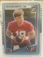2025 Panini Donruss Optic Graham Mertz Rated Rookie Houston Texans #259
