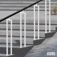 3PCS Carbon Steel Stair Baluster Stair Spindle U Shape Stair Balusters 36.02 in