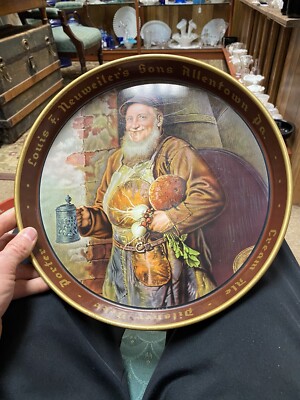 Vintage 1931 Louis F. Neuweiler s Sons Allentown PA Beer Porter Cream Ale Tray