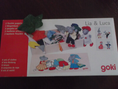 goki Gollnest & Kiesel Biegepuppen Mausens Klamottenkiste Lia & Luca Puppe Maus