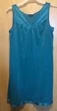 Vintage 70 s Vassarette Nylon Granny Core Sleeveless Night Gown Read For Size