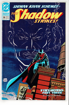 The Shadow Strikes! 10 (DC 1990) 1930s pulp hero