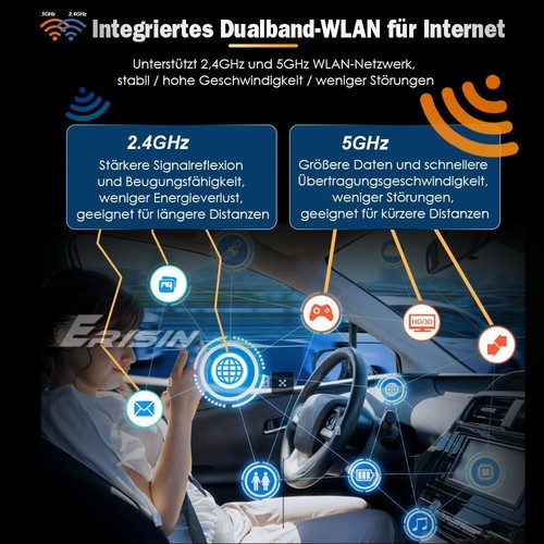 Qualcomm 8-Kern Android 14 Autoradio GPS CarPlay DSP SWC BMW X5 E70 X6 E71 CCC - Bild 5 von 15